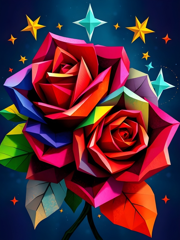 Rose nell spazio