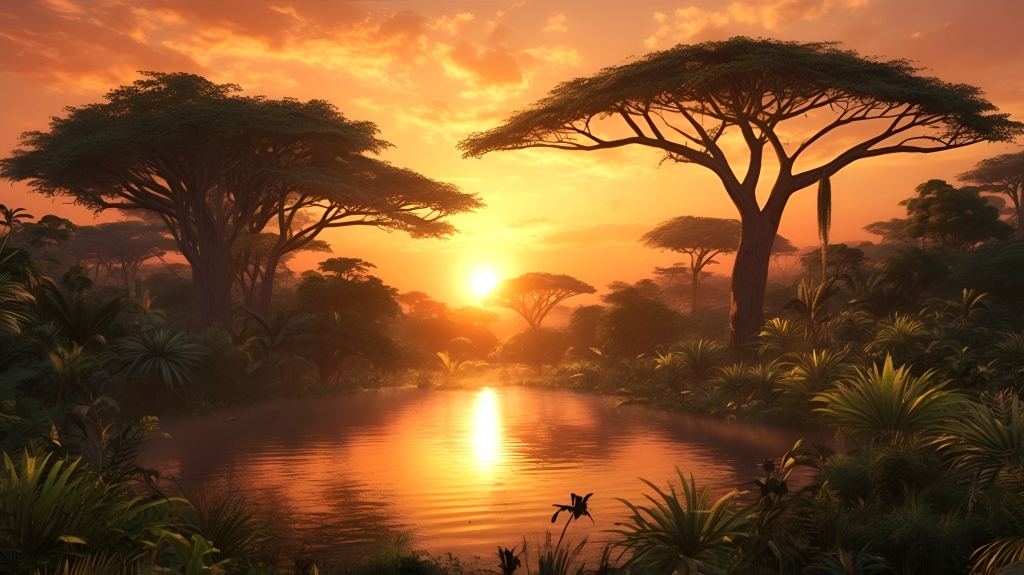 Tramonto africano