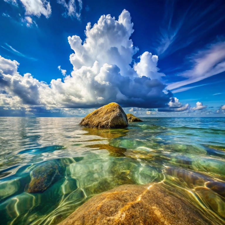 Rocks on the sea
