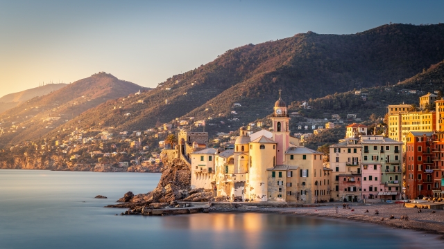 Tramonto A Camogli