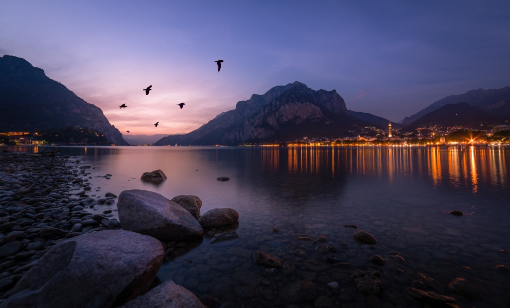 Tramonto A Lecco