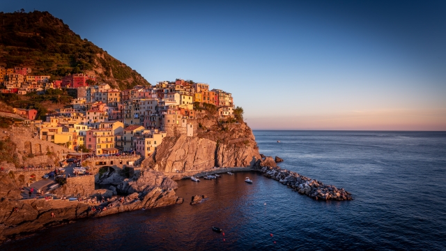 Tramonto A Manarola