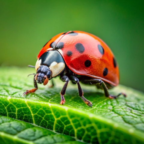 Close up of a ladybug
