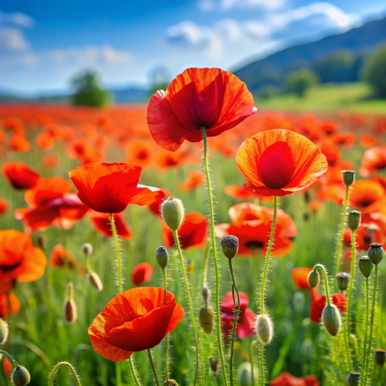 Poppy flowers