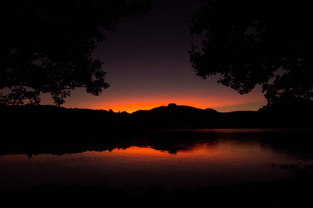 Tramonto in Caldera