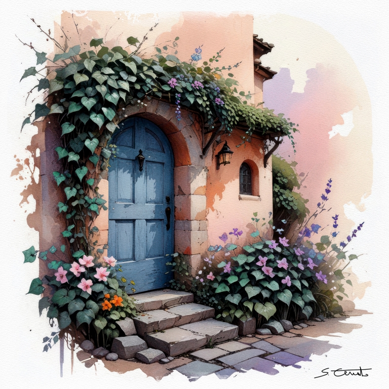 La porta blu