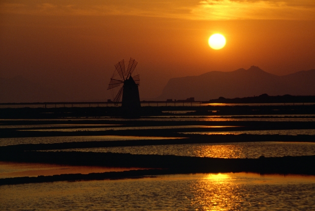 Tramonto a Trapani