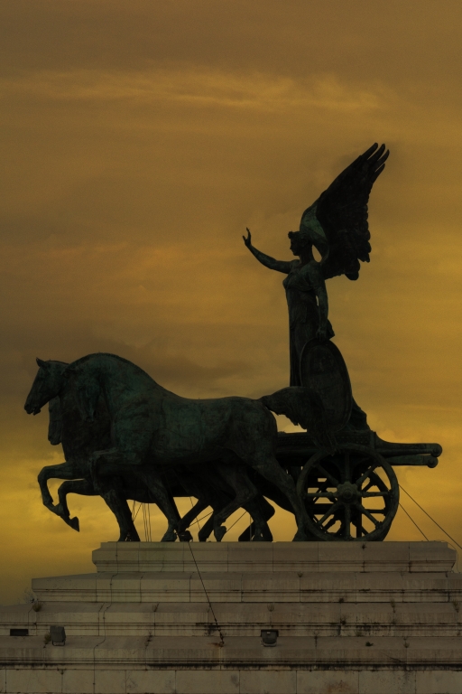 Altare della Patria, la quadriga e la vittoria alata