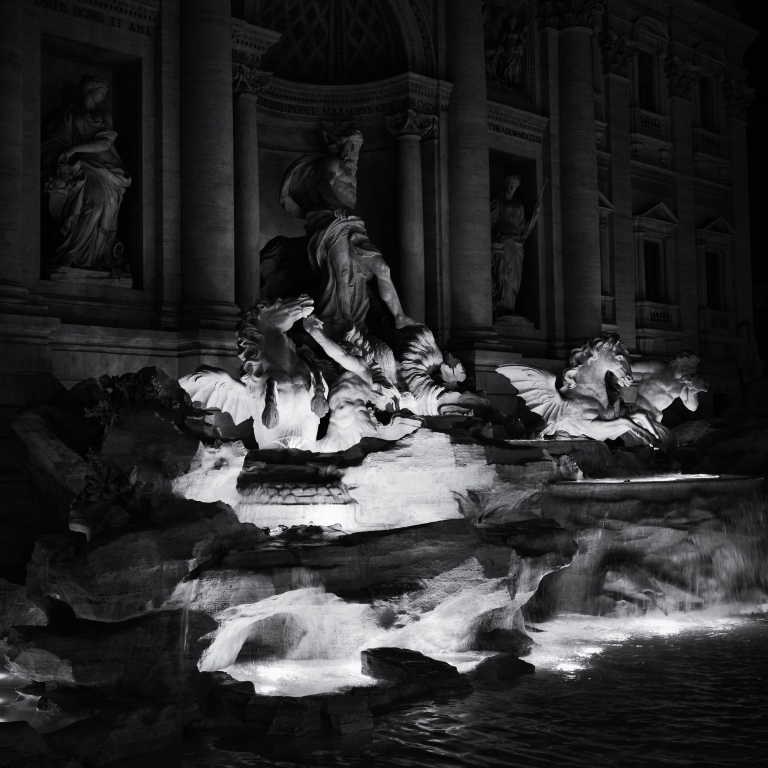 Trevi in Bianco e Nero