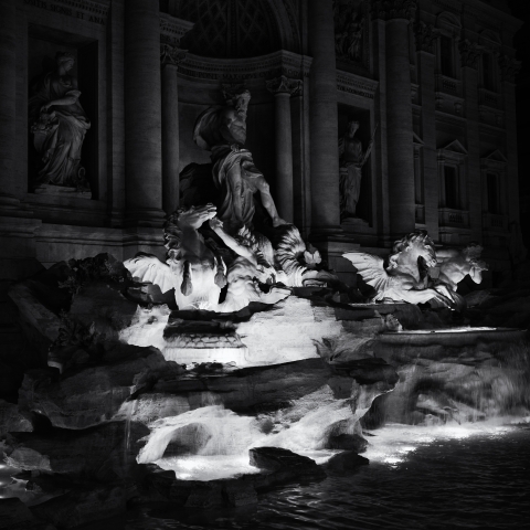 Trevi in Bianco e Nero