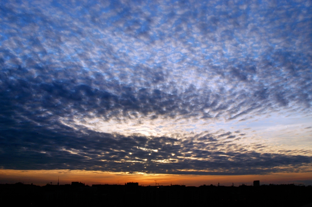 Tramonto a Milano