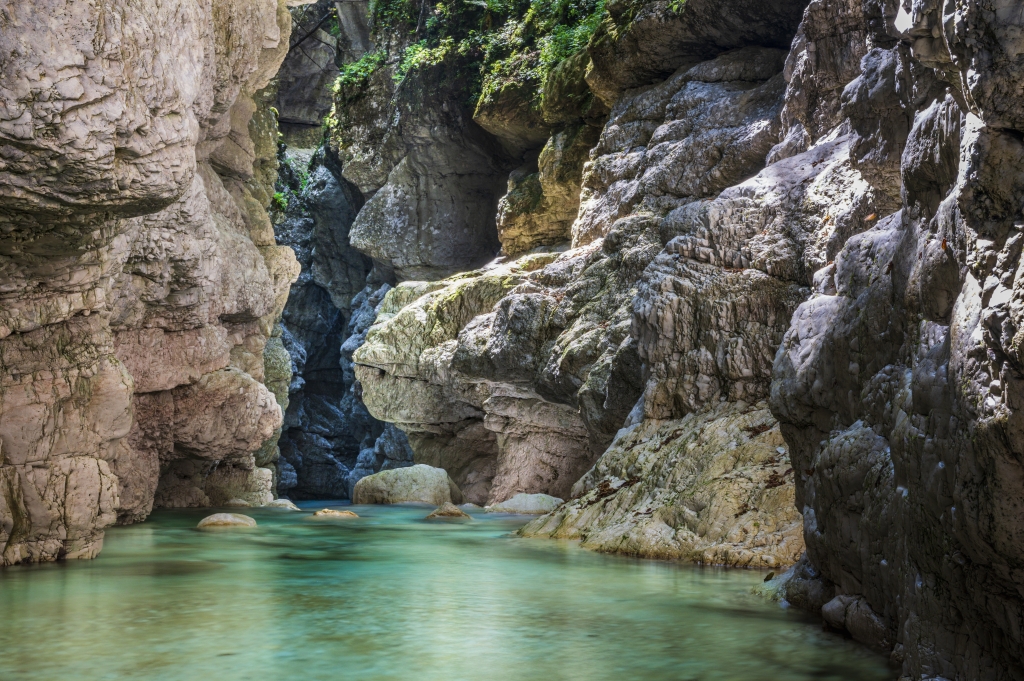 La forra del torrente Raccolana