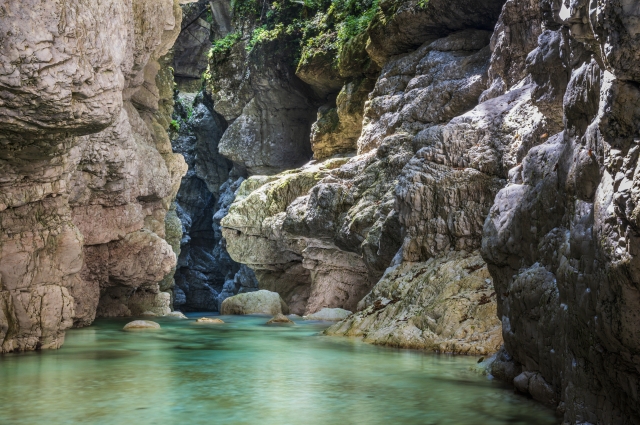 La forra del torrente Raccolana