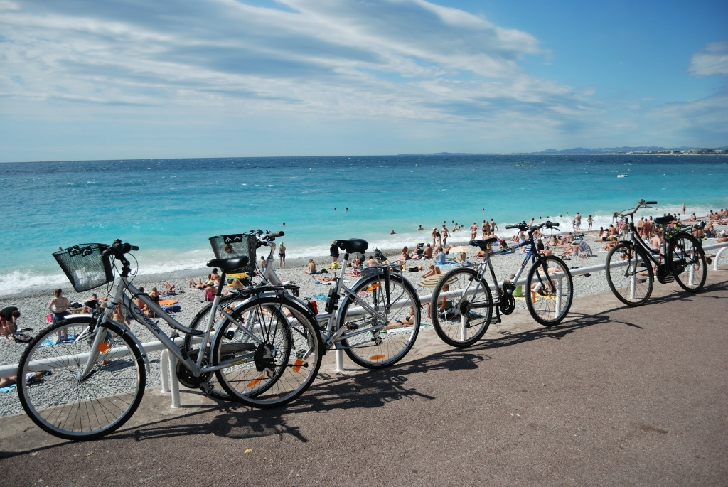 Biciclette sulla Promenade