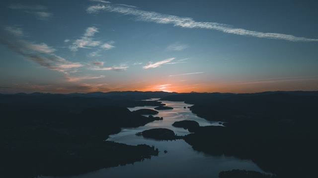 The river